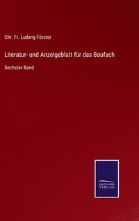 bokomslag Literatur- und Anzeigeblatt fr das Baufach