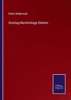 Ottilie Wildermuth - Sonntag-Nachmittage Daheim, Häftad