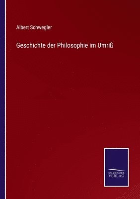 bokomslag Geschichte der Philosophie im Umriß