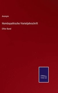 bokomslag Homopathische Vierteljahrschrift