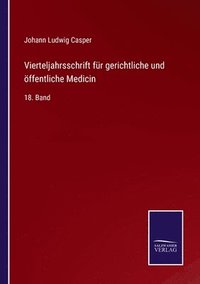 bokomslag Vierteljahrsschrift fr gerichtliche und ffentliche Medicin