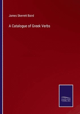 Catalogue of Greek Verbs