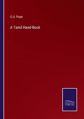 bokomslag A Tamil Hand-Book