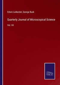 bokomslag Quarterly Journal of Microscopical Science