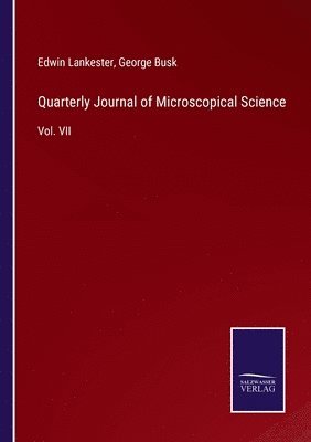 bokomslag Quarterly Journal of Microscopical Science