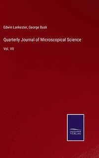 bokomslag Quarterly Journal of Microscopical Science