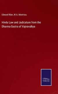 bokomslag Hindu Law and Judicature from the Dharma-Sastra of Vajnavalkya