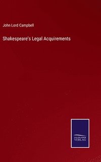 bokomslag Shakespeare's Legal Acquirements