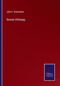 bokomslag Roman Orthoepy