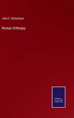bokomslag Roman Orthoepy