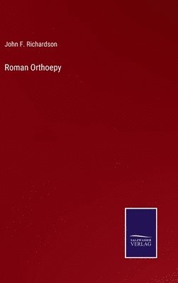 bokomslag Roman Orthoepy