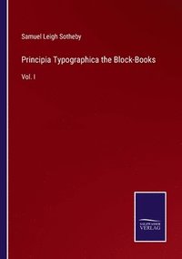 bokomslag Principia Typographica the Block-Books