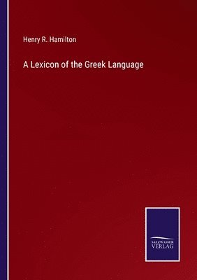bokomslag Lexicon of the Greek Language