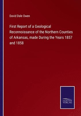 David Dale Owen - First Report of a Geological Reconnoissance of the Northern Counties of Arkansas, made During the Years 1857 and 1858, Häftad