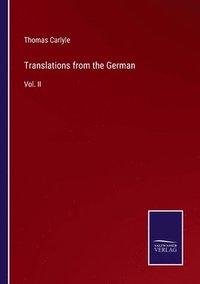 bokomslag Translations from the German