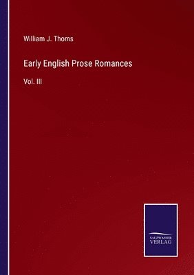 Early English Prose Romances 1