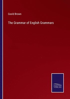 bokomslag Grammar of English Grammars