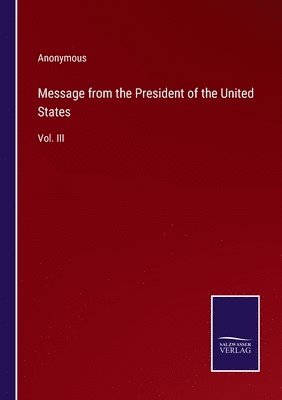 bokomslag Message from the President of the United States