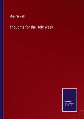 bokomslag Thoughts for the Holy Week