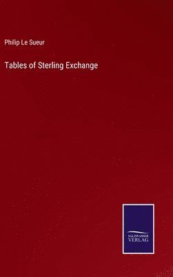 Tables of Sterling Exchange 1