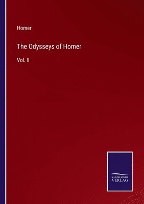 Homer - Odysseys of Homer, Häftad