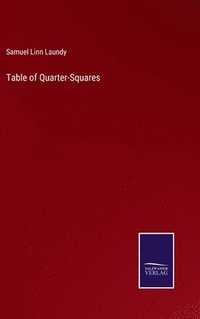 bokomslag Table of Quarter-Squares