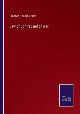 bokomslag Law of Contraband of War