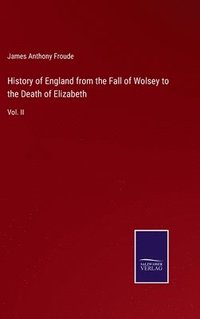 bokomslag History of England from the Fall of Wolsey to the Death of Elizabeth