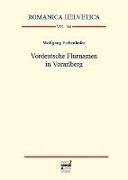 bokomslag Vordeutsche Flurnamen in Vorarlberg