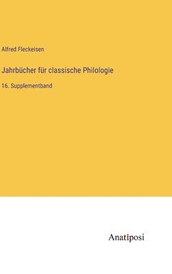 bokomslag Jahrbcher fr classische Philologie