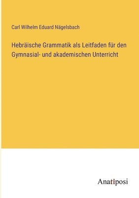 bokomslag Hebräische Grammatik als Leitfaden für den Gymnasial- und akademischen Unterricht