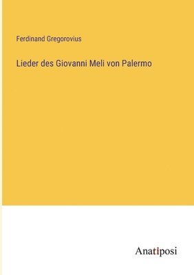 Lieder des Giovanni Meli von Palermo 1
