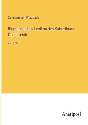 bokomslag Biographisches Lexikon des Kaiserthums Oesterreich