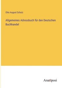 bokomslag Allgemeines Adressbuch für den Deutschen Buchhandel