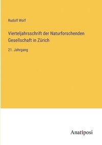 bokomslag Vierteljahrsschrift der Naturforschenden Gesellschaft in Zurich