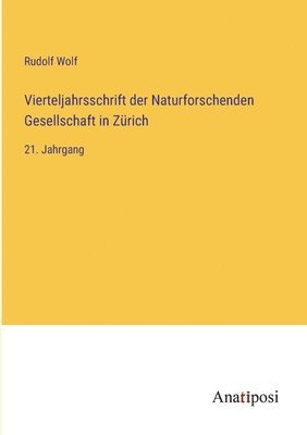 bokomslag Vierteljahrsschrift der Naturforschenden Gesellschaft in Zürich