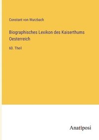 bokomslag Biographisches Lexikon des Kaiserthums Oesterreich