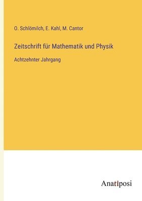 bokomslag Zeitschrift fur Mathematik und Physik