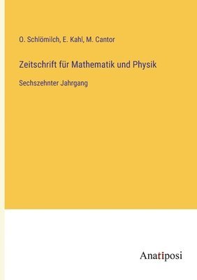 bokomslag Zeitschrift fur Mathematik und Physik