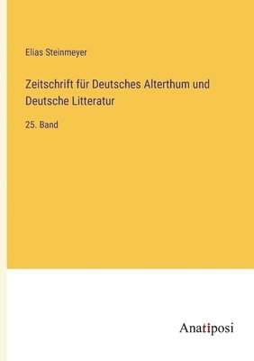bokomslag Zeitschrift für Deutsches Alterthum und Deutsche Litteratur
