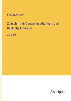 bokomslag Zeitschrift fur Deutsches Alterthum und Deutsche Litteratur