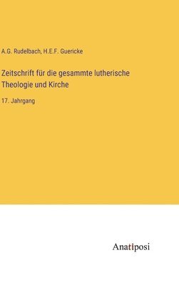 bokomslag Zeitschrift fr die gesammte lutherische Theologie und Kirche