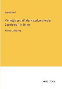 bokomslag Vierteljahrsschrift der Naturforschenden Gesellschaft in Zrich