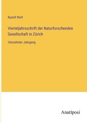 Vierteljahrsschrift der Naturforschenden Gesellschaft in Zrich 1