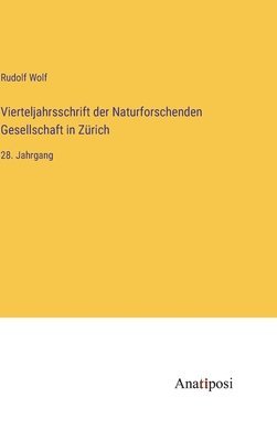 Vierteljahrsschrift der Naturforschenden Gesellschaft in Zrich 1