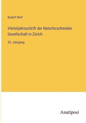 bokomslag Vierteljahrsschrift der Naturforschenden Gesellschaft in Zrich