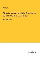 Abhandlungen der Königlichen Gesellschaft der Wissenschaften zu Göttingen