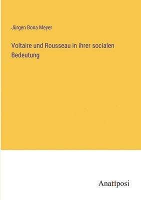 Voltaire und Rousseau in ihrer socialen Bedeutung 1