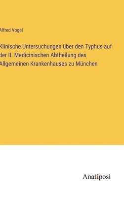 bokomslag Klinische Untersuchungen ber den Typhus auf der II. Medicinischen Abtheilung des Allgemeinen Krankenhauses zu Mnchen