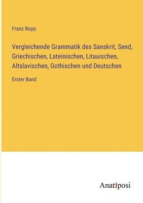 bokomslag Vergleichende Grammatik des Sanskrit, Send, Griechischen, Lateinischen, Litauischen, Altslavischen, Gothischen und Deutschen